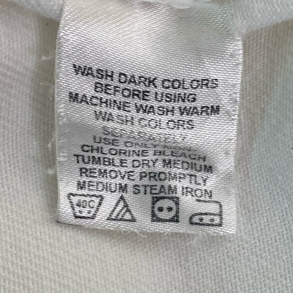 Woman Within Women’s Denim Shorts 14W White Pleated Knee Length Elastic Waist - Picture 12 of 14